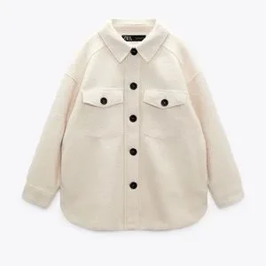 ZARA LIMITED EDITION テクスチャー生地ジャケット ホワイト テクスチャージャケットZARA - メルカリ